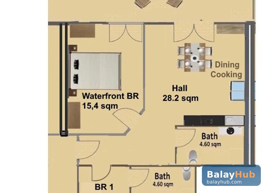 Stunning 2BR Beachfront Penthouse with Ocean Views in Alcoy, Cebu