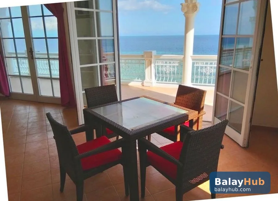 Stunning 2BR Beachfront Penthouse with Ocean Views in Alcoy, Cebu