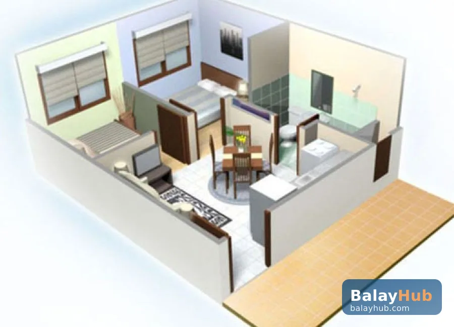 29-37sqm 2-Bedroom Condo Units at Sanremo Oasis, Cogon Pardo, Cebu