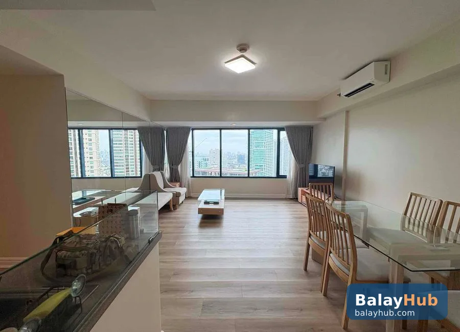 120 sqm 3-Bedroom One Rockwell Flat Unit Facing Powerplant Mall