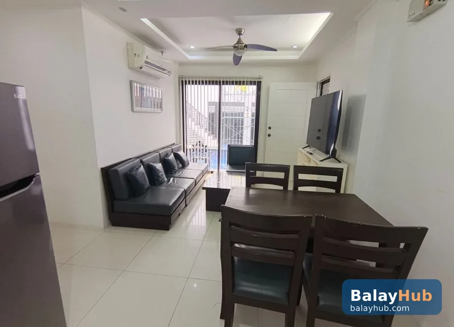 Fully Furnished 2BR Apartment with Pool near Clark, Angeles City