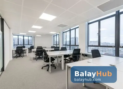 Open Plan 100 sqm Office for 15 at Spaces Stiles Enterprise Plaza