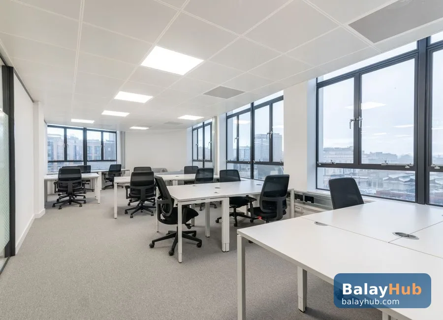 Open Plan 100 sqm Office for 15 at Spaces Stiles Enterprise Plaza