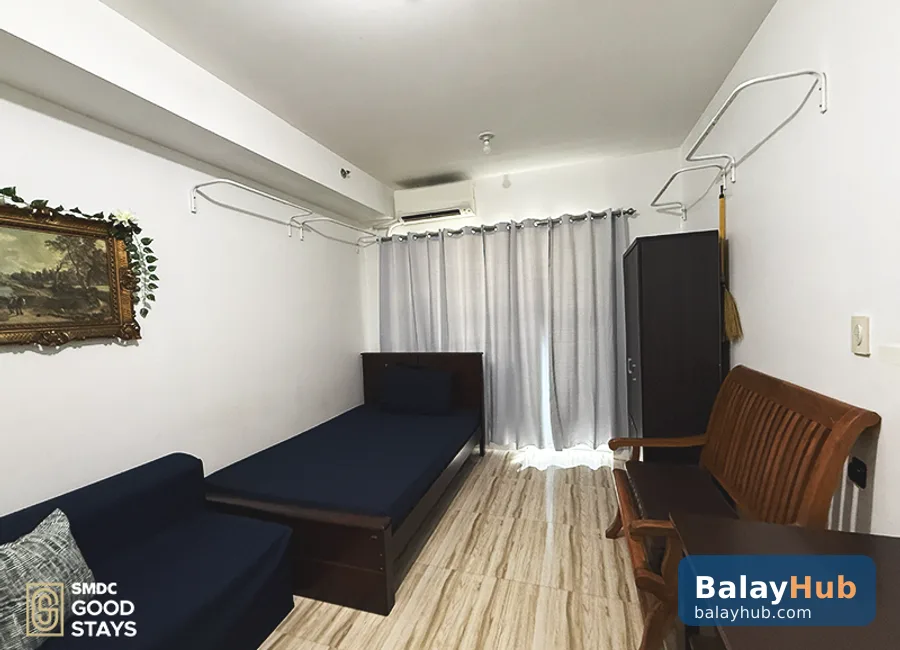 Fully Furnished 1-Bedroom with Balcony at Grace Residences Tower 4, Taguig