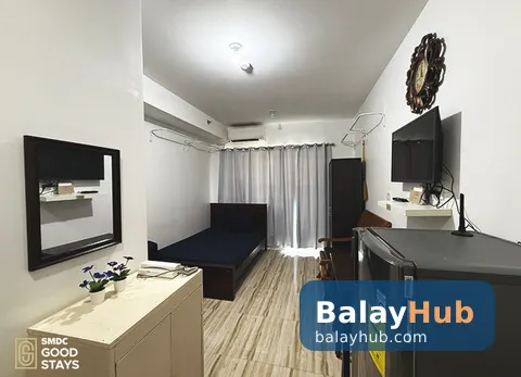 Fully Furnished 1-Bedroom with Balcony at Grace Residences Tower 4, Taguig