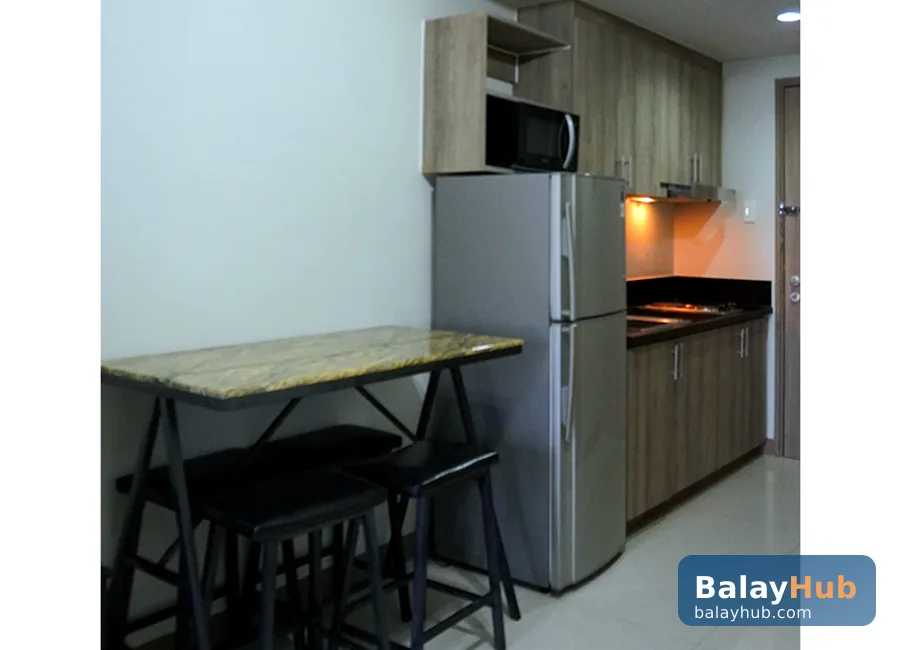 Semi-Furnished 1-Bedroom with Balcony at S Residences Tower 3 in MOA Complex