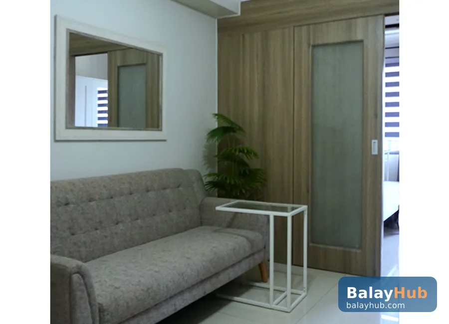 Semi-Furnished 1-Bedroom with Balcony at S Residences Tower 3 in MOA Complex