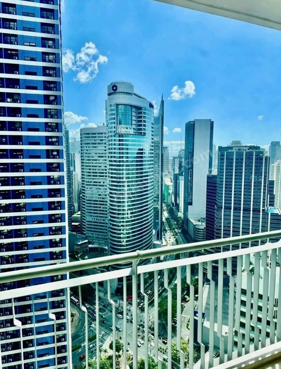 2BR Condo at The Rise Makati, 48th Floor, Ayala Ave View