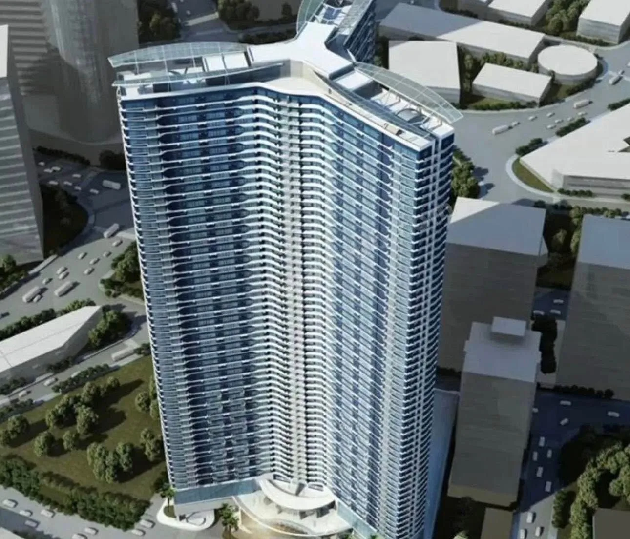 2BR Condo at The Rise Makati, 48th Floor, Ayala Ave View