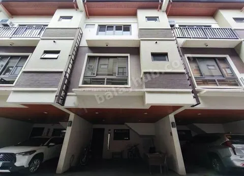 22M Ready For Occupancy 3 Storey Townhouse with 3BR For Sale in Tandang Sora Quezon City Near Congressional Ave - LSS