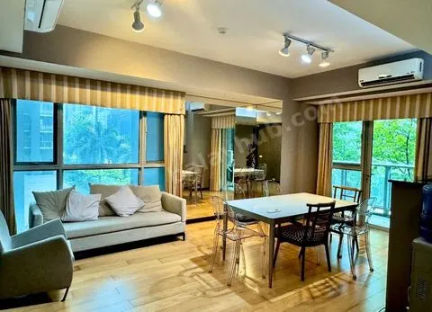 ONE SERENDRA EAST TOWER: 2BR For Rent, 115 sqm, Fully furnished, 1 parking, P145,000/mo.