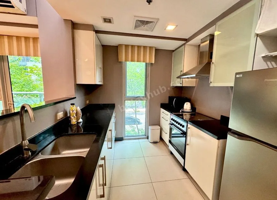 ONE SERENDRA EAST TOWER: 2BR For Rent, 115 sqm, Fully furnished, 1 parking, P145,000/mo.
