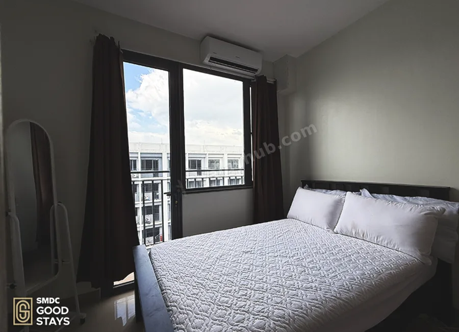 Semi-Furnished 1 Bedroom Unit with balcony for Rent in Unit B021946 Tower 2 Shore 2 Residences Pasay City