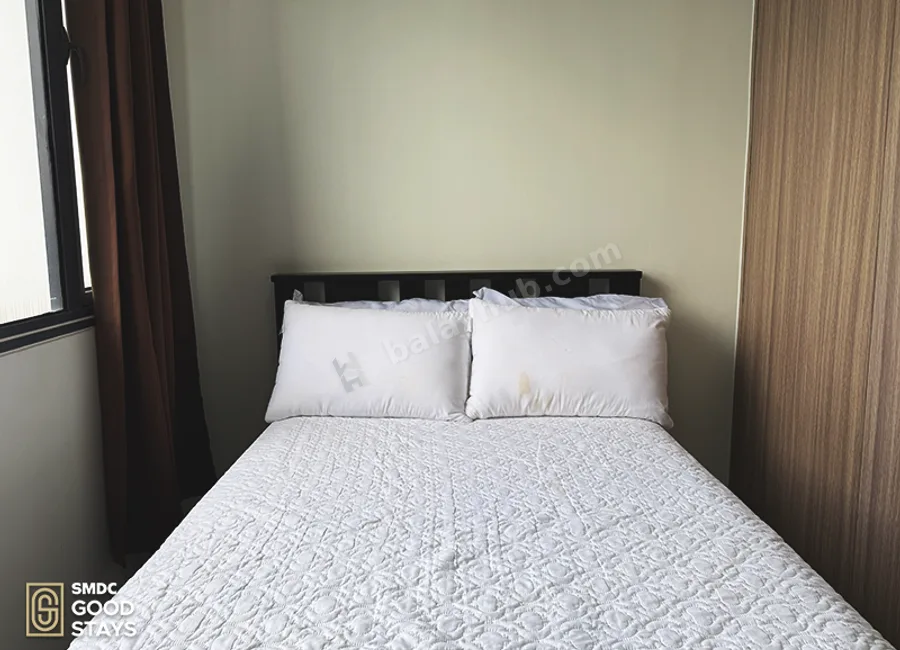 Semi-Furnished 1 Bedroom Unit with balcony for Rent in Unit B021946 Tower 2 Shore 2 Residences Pasay City