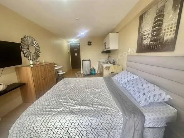 Studio Unit with Balcony & Pool View at One Oasis, Cebu City