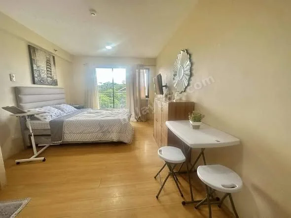 Studio Unit with Balcony & Pool View at One Oasis, Cebu City