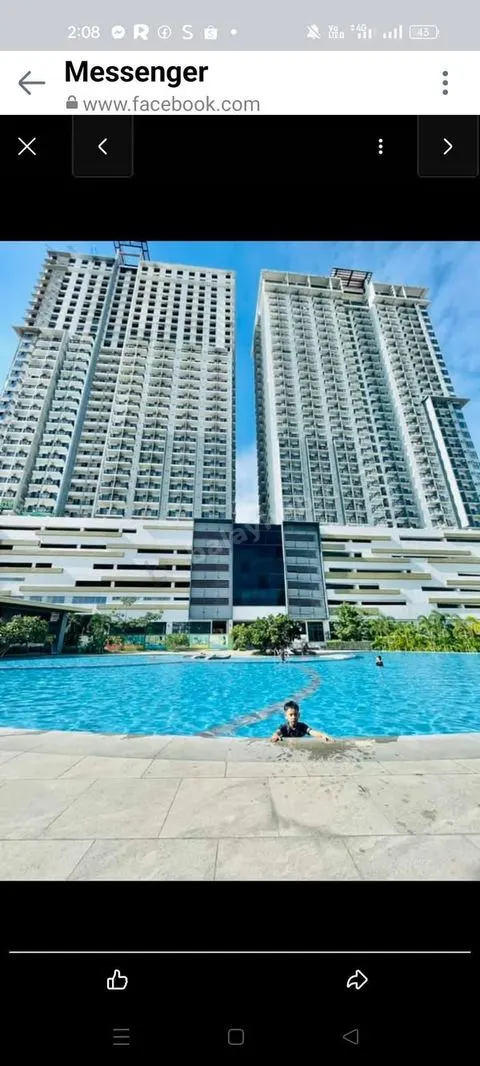 1BR Furnished Condo with Balcony at Grand Residence North Tower